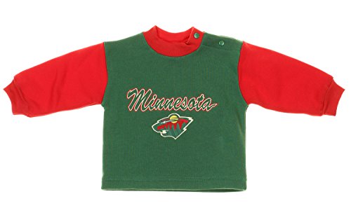 Minnesota Wild NHL Hockey Baby Infant Sweatshirt & Sweatpants Set - Green / Red