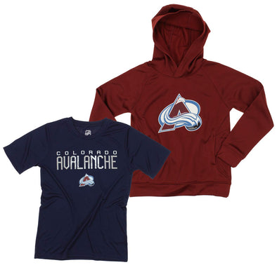 OuterStuff NHL Youth Colorado Avalanche Team Performance Hoodie Combo Set