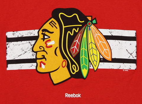 Reebok NHL Youth Chicago Blackhawks Honor Code Long Sleeve Tee, Red