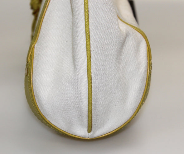 Cole Haan Jitney Flower Canvas Tote Purse Bag