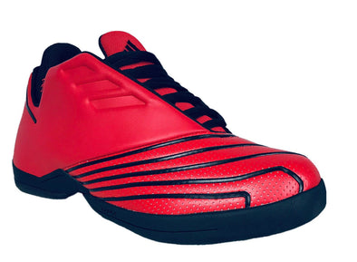 Adidas Men's T-Mac 2 Restomod Rockets Mid Basketball Shoes, Scarlet/Core Black