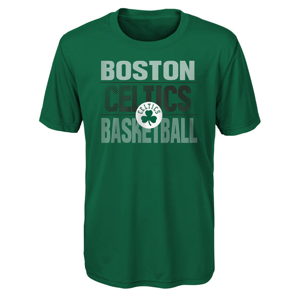 Outerstuff NBA Youth (8-20) Boston Celtics Performance Long and Short Sleeve T-Shirt Combo