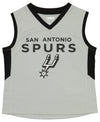 Outerstuff NBA Boys (4-12) San Antonio Spurs Team Jersey Top, Grey