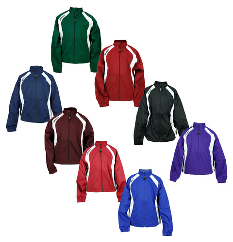 Asics Jr. Caldera Youth Warm Up Jacket Athletic Windbreaker