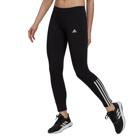 Adidas Women's Doubleknit 3-Stripes 7/8 Tights, Black/White