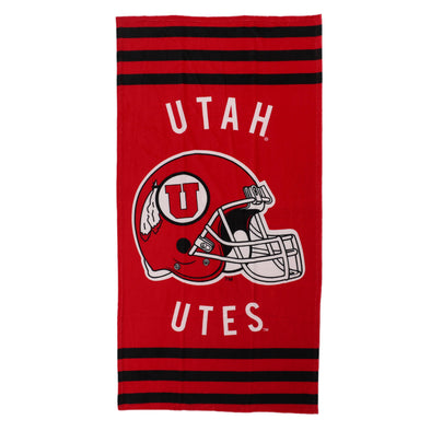 Northwest NCAA Utah Utes "Stripes" Beach Towel, 30" x 60"