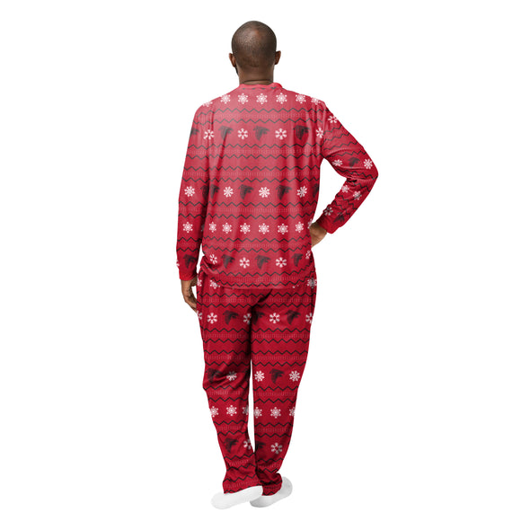 FOCO Men's NFL Atlanta Falcons Primary Team Logo Ugly Pajama Set