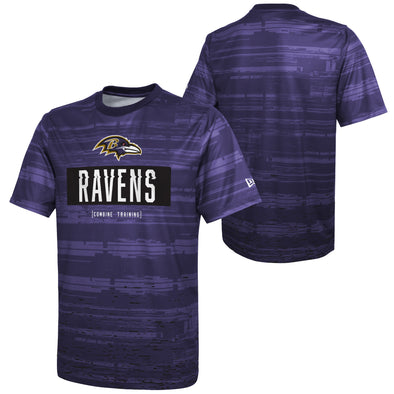 New Era Baltimore Ravens NFL Men's Sweep Sublimation Short Sleeve T-Shirt, Purple