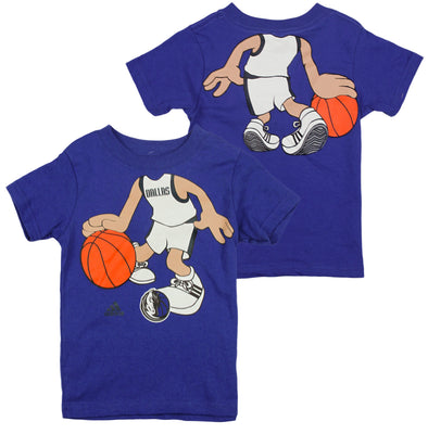 Adidas NBA Basketball Toddlers Dallas Mavericks Dream Job Tee - Blue