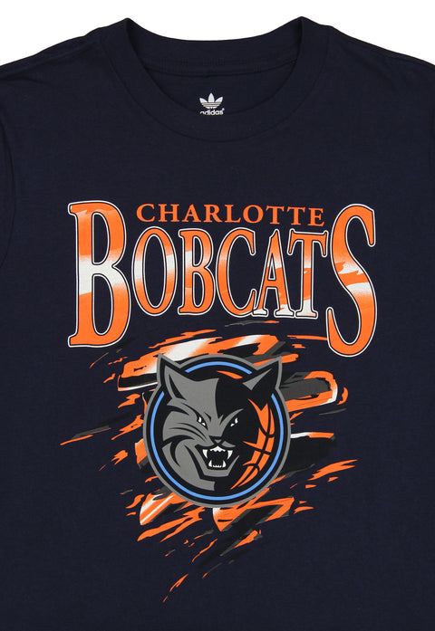 Adidas NBA Youth (8-20) Charlotte Bobcats Retro Swirl Short Sleeve T-Shirt