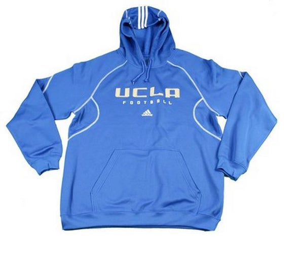 Adidas NCAA Football Men's UCLA Bruins Fleece Pullover Hoodie, Blue