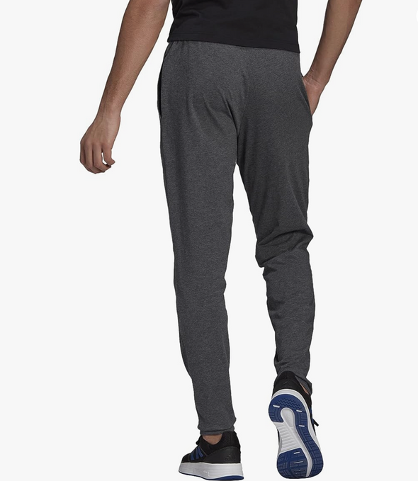 Adidas Men's Essentials Tapered Pants, Dark Heather Grey