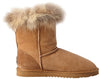 Koolaburra Women's Trishka Short Fur Slip On Ankle Snow Boot, 2 Colors