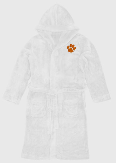 Northwest NCAA Men's Clemson Tigers Hooded Silk Touch Robe, 26" x 47"