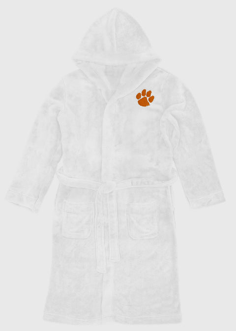 Northwest NCAA Men's Clemson Tigers Hooded Silk Touch Robe, 26" x 47"