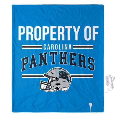 FOCO NFL Carolina Panthers Exclusive Heated Blanket, 50"x60"