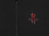 Reebok NBA Women's Houston Rockets Vintage Logo Full Zip Fleece Jacket, Black