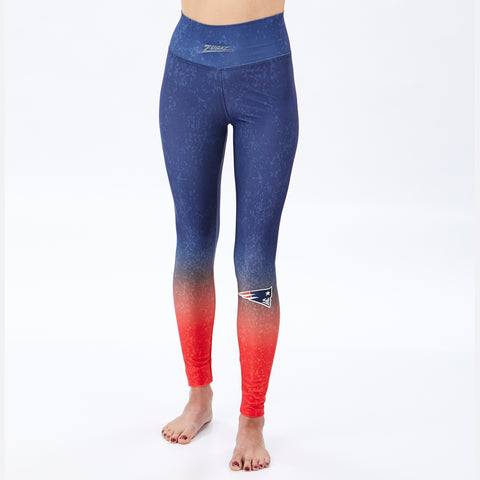 Zubaz Women's NFL New England Patriots Gradient Leggings