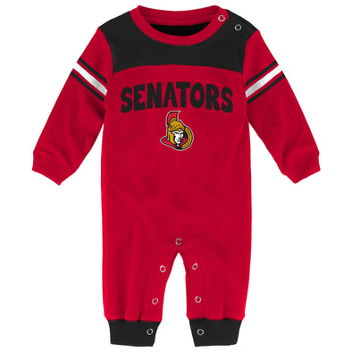 Outerstuff NHL Newborn (0M-9M) Ottawa Senators Penalty Box Kid Coverall