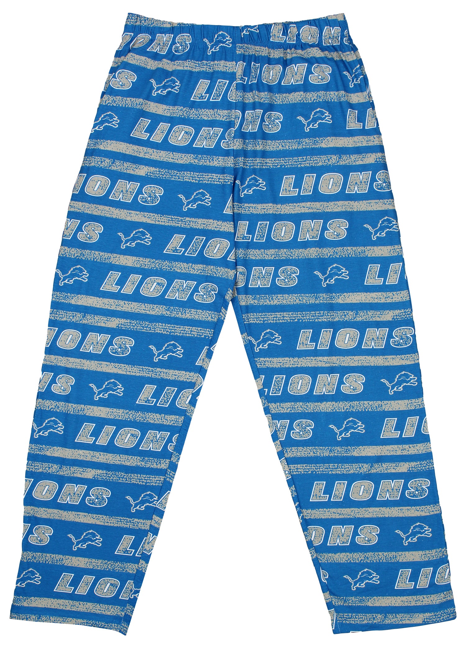 Detroit Lions ZUBAZ Blue White Vintage Zebra Logo Pants