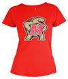 Outerstuff NCAA Youth Girls Maryland Terrapins Dolman Primary Logo Shirt