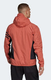 Adidas Men's Terrex Utilitas RAIN.RDY Jacket, Magic Earth/Black