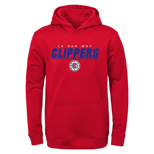 Outerstuff Youth NBA Los Angeles Clippers Static Performance Hoodie