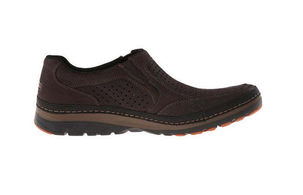 Rockport Men's Activflex Sport Perf Slip On Walking Shoe, Dark Brown