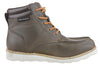London Fog Men's Rinx Leather Water Resistant Lace Up Winter Boots, Brown