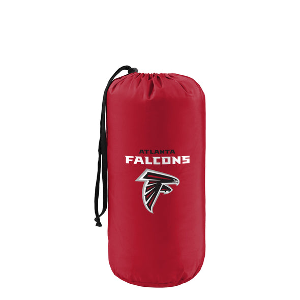 FOCO NFL Atlanta Falcons Exclusive Outdoor Wearable Big Logo Blanket, 50" x 60"