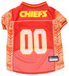 Zubaz X Pets First NFL Kansas City Chiefs Team Pet Jersey For Dogs