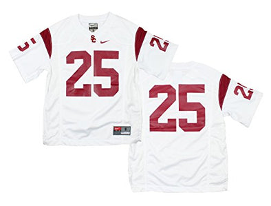 Nike NCAA Youth Boys USC Trojans #25 Replica Football Jersey, White
