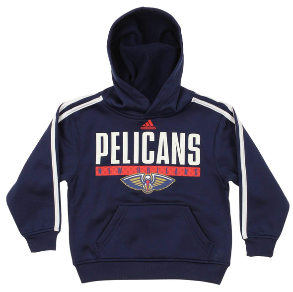Adidas NBA Kids New Orleans Pelicans Playbook Pullover Hoodie, Navy