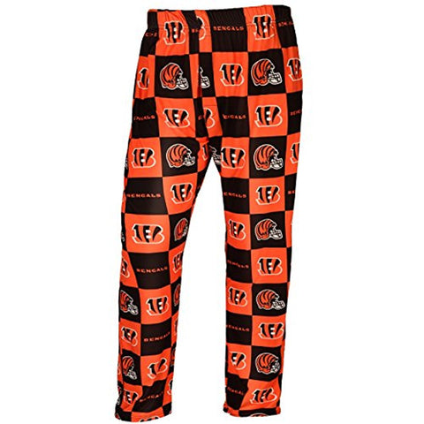 FOCO NFL Men's Repeat Print Lounge Pants, Cincinnati Bengals