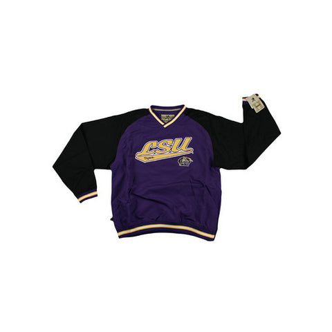 NCAA Louisiana State University Pullover Hot Jacket Purple  Many Sizes to choose