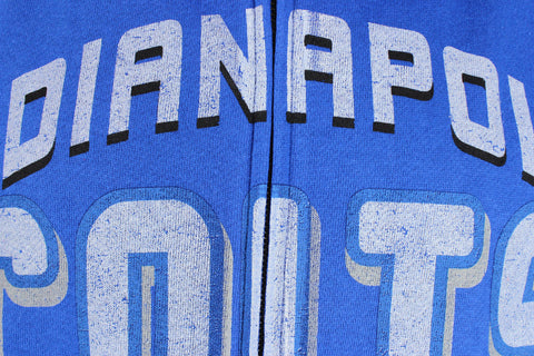 Indianapolis Colts NFL Football Men's In The Pocket Full Zip Fleece Hoodie, Blue