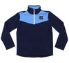NCAA Youth North Carolina Tar Heels Break Point 1/4 Zip Pullover Sweater, Navy