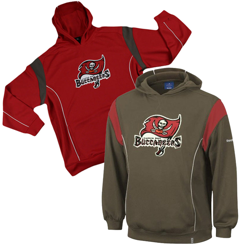 Youth Red Tampa Bay Buccaneers Logo Pullover Hoodie