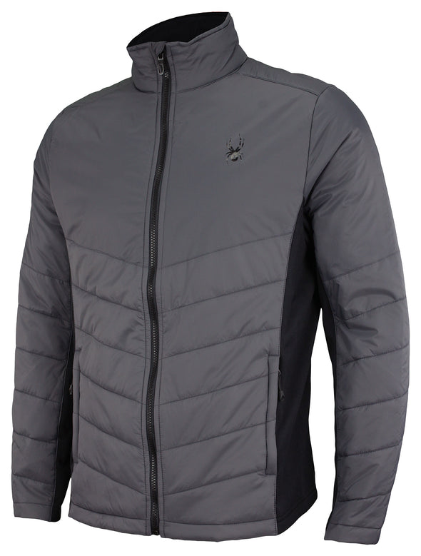 Spyder Men's Stealth Full Zip Hybrid Jacket, Color Options