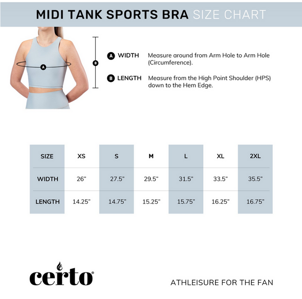 Certo By Northwest NFL Women's New York Jets Crosstown Midi Bra, Black