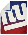 FOCO NFL New York Giants Gradient Micro Raschel Throw Blanket, 50 x 60