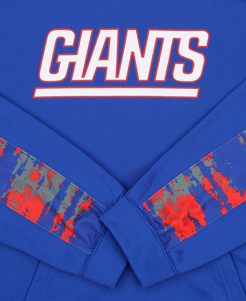 Zubaz NFL Men's New York Giants  Hoodie w/ Oxide Sleeves