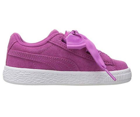 PUMA Kids' Suede Heart Sneakers, Rose Violet