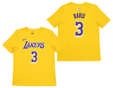 Nike NBA Youth Boys Los Angeles Lakers Anthony Davis Name & Number Icon Tee