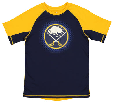 Outerstuff NHL Youth Boys (8-20) Buffalo Sabres Rashguard T-Shirt