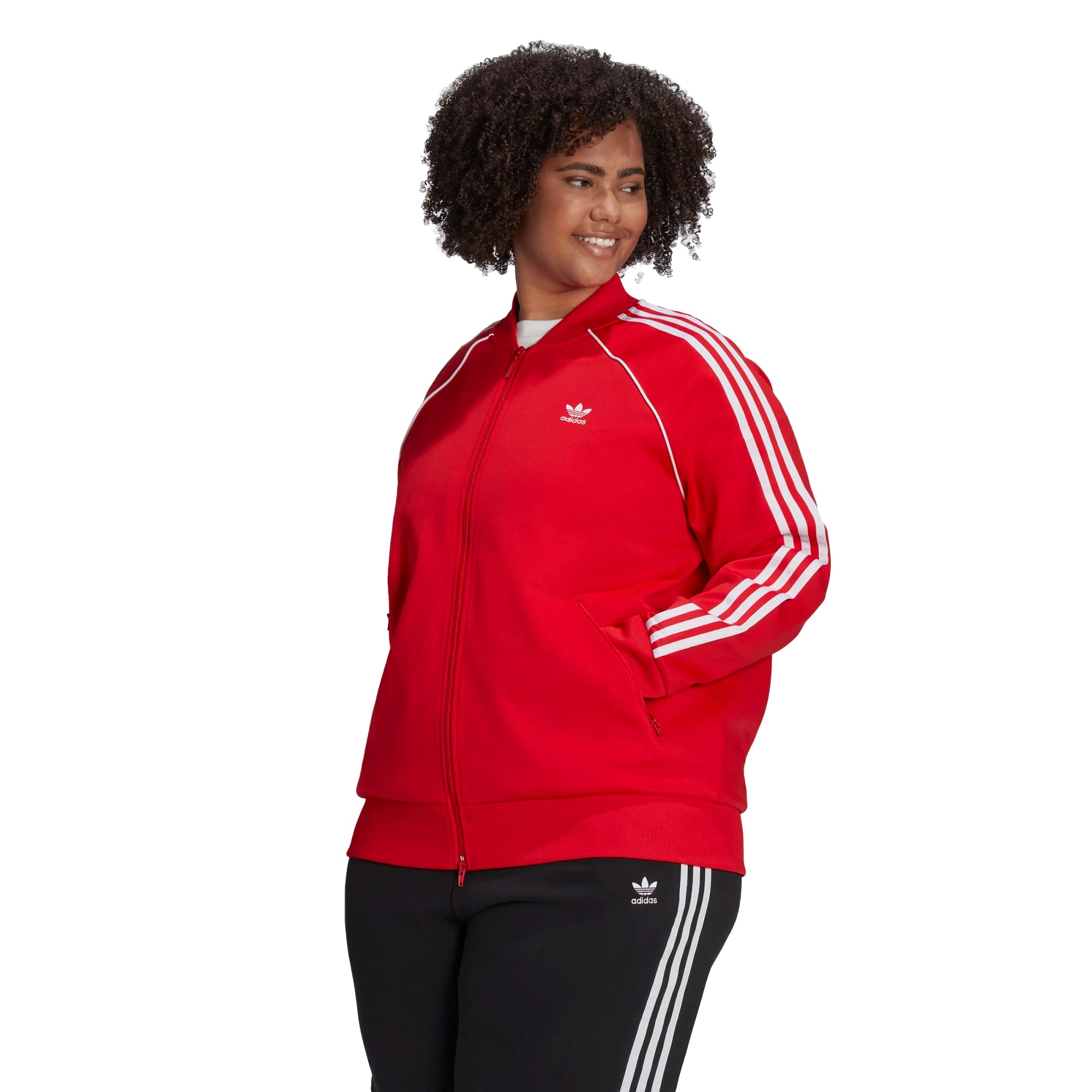 Originals Women's Superstar Track Jacket, Vivid Red – Fanletic
