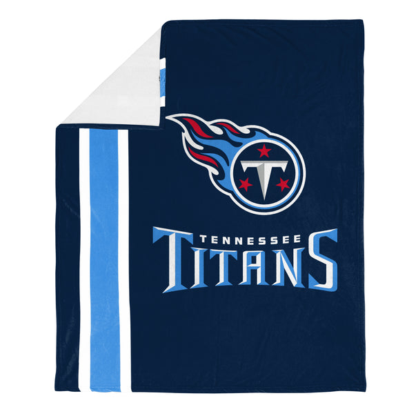 FOCO NFL Tennessee Titans Plush Soft Micro Raschel Throw Blanket, 50 x 60
