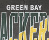 Green Bay Packers NFL Football Mens Split Formation Fleece Hoodie, Gray