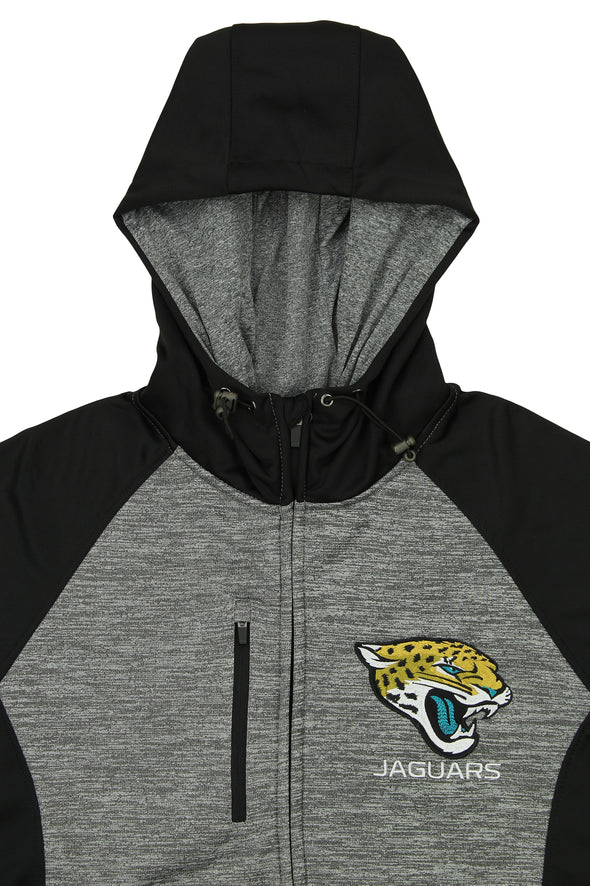 G-III Sports Men's NFL Jacksonville Jaguars Solid Fleece Full Zip Hooded Jacket