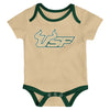 Outerstuff South Florida Bulls NCAA Newborn Champs 3-Piece Creeper Set